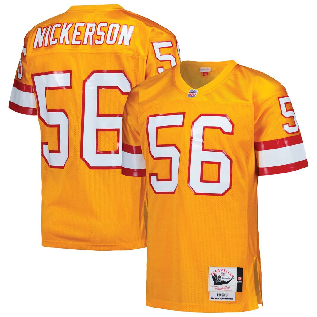 Hardy Nickerson Tampa Bay Buccaneers 1993 Authentic Throwback Retired Player Jersey - Orange
