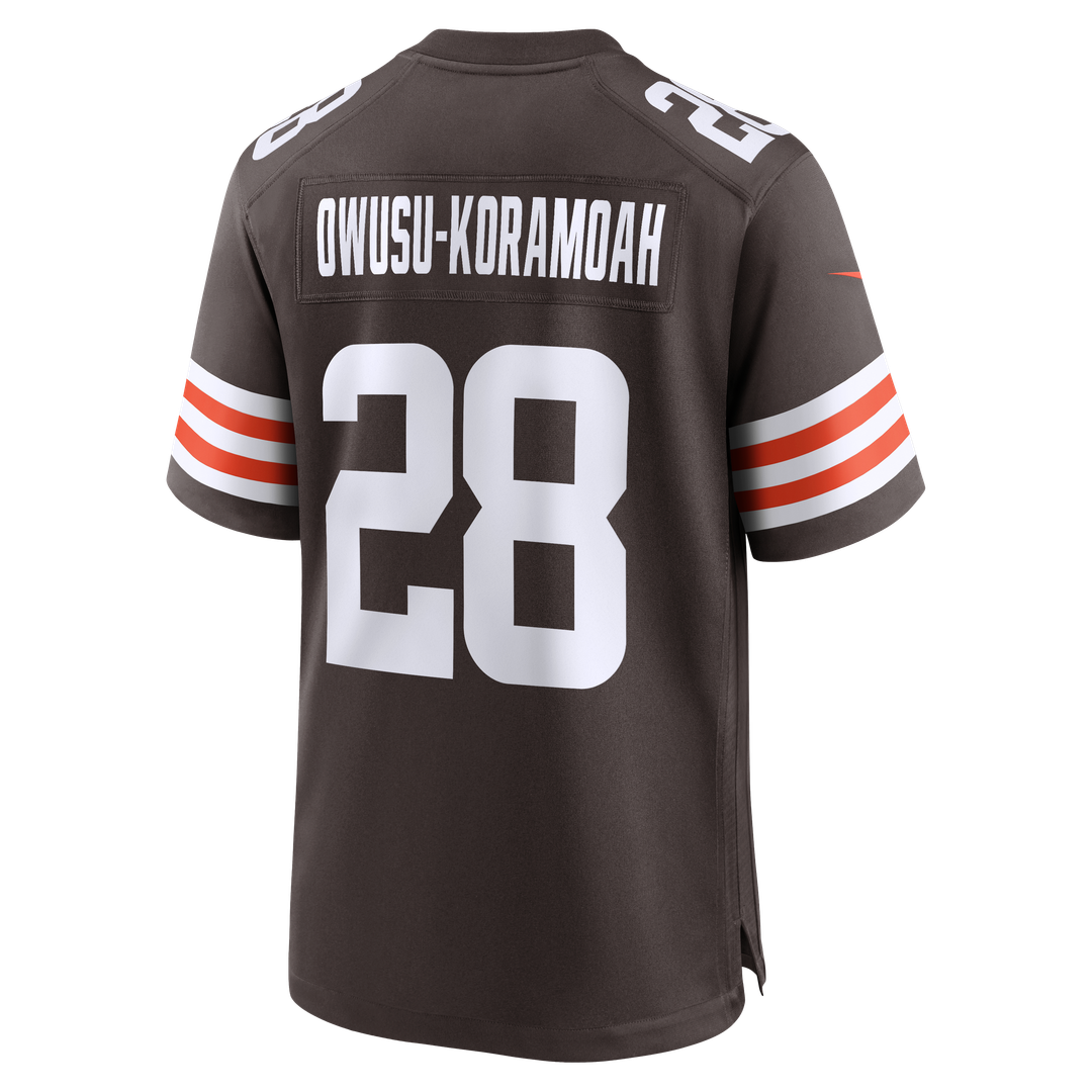 Jeremiah Owusu-Koramoah Cleveland Browns Game Player Jersey - Brown