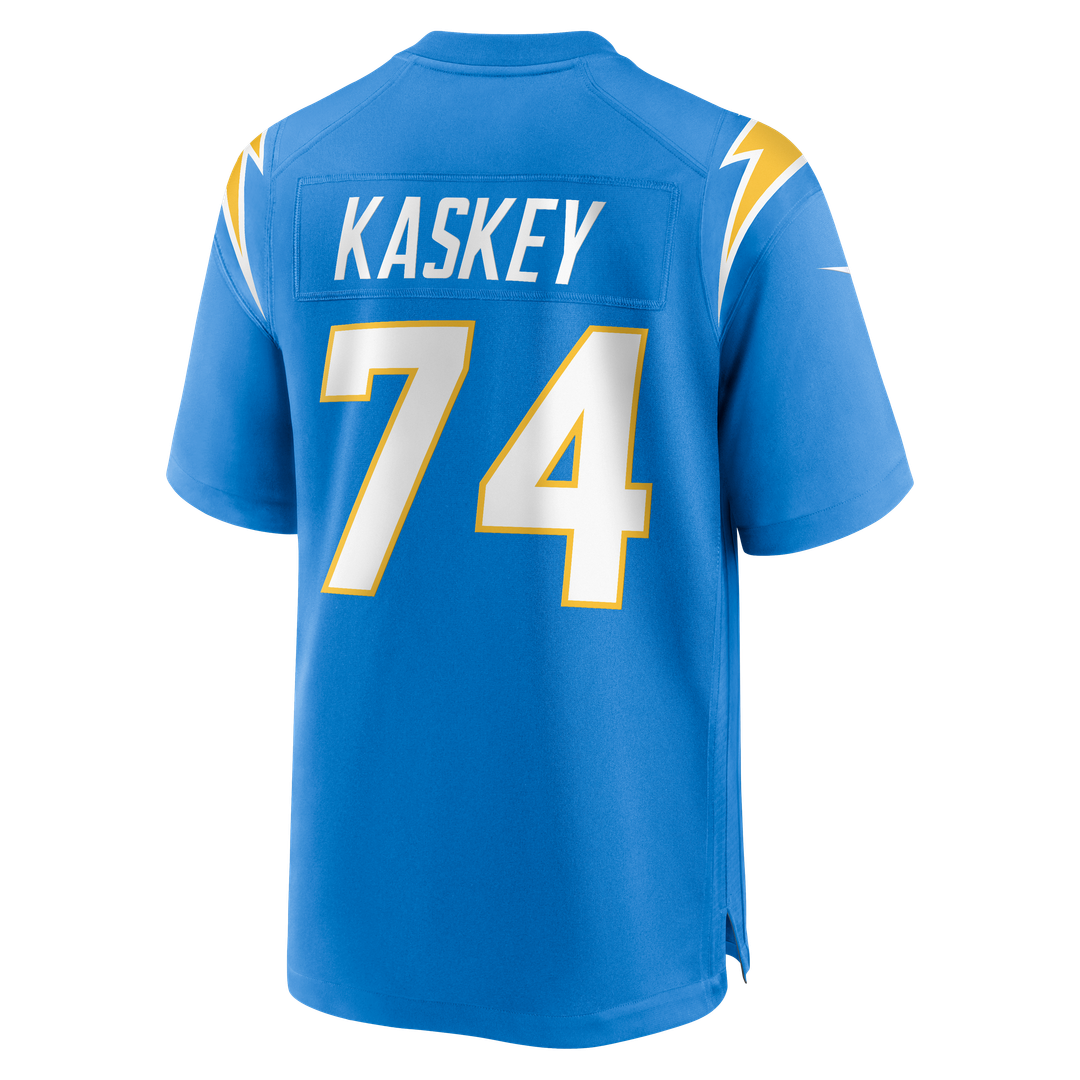 Matt Kaskey Los Angeles Chargers Team Game Jersey - Powder Blue