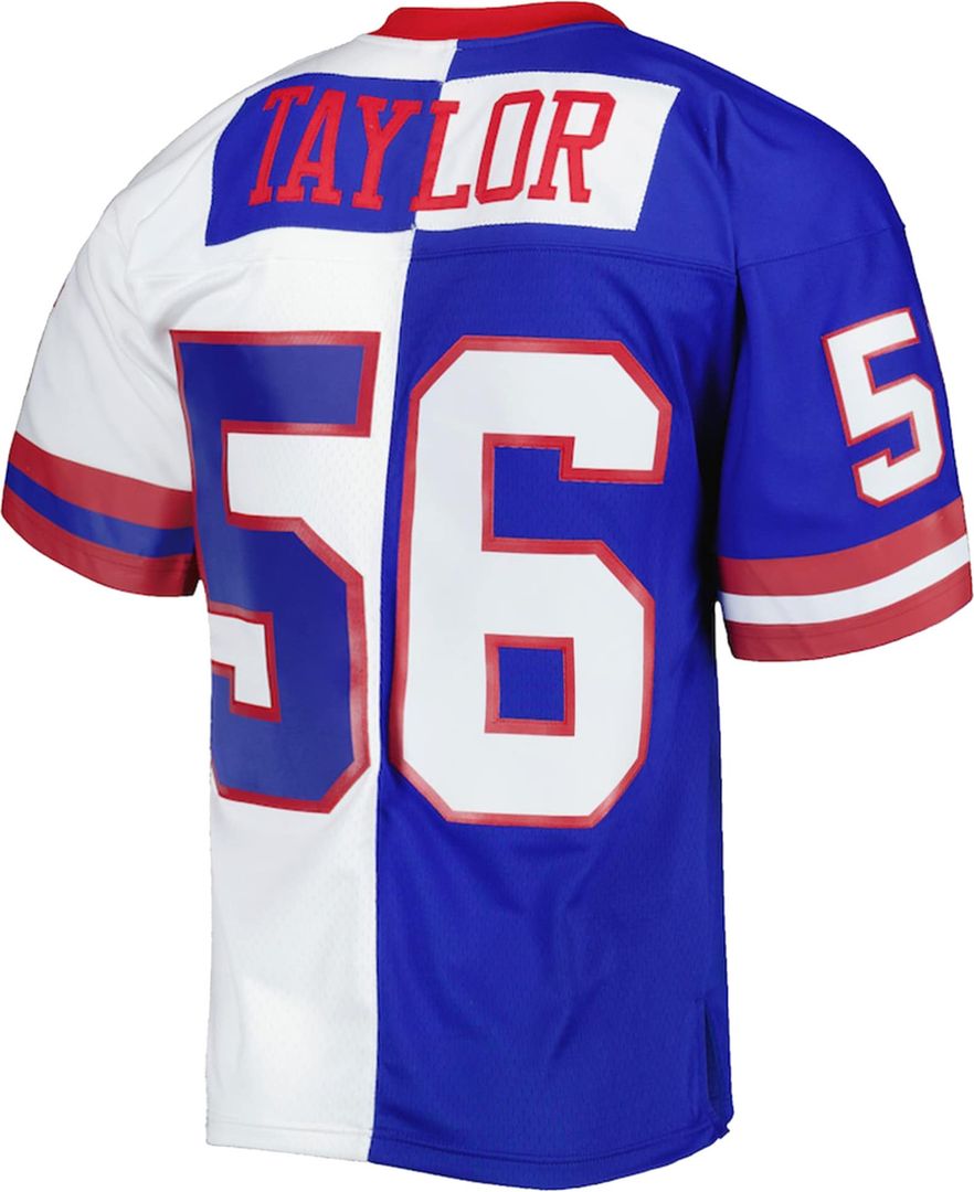 Lawrence Taylor New York Giants 1986 Split Legacy Replica Jersey - Royal/White
