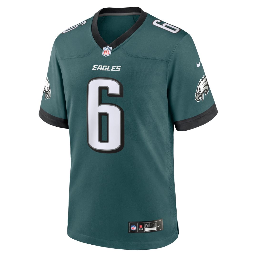 DeVonta Smith Philadelphia Eagles Player Game Jersey - Midnight Green