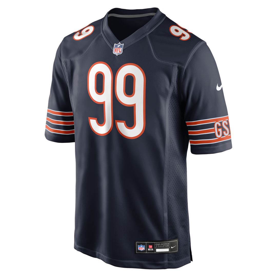 Gervon Dexter Sr. Chicago Bears Game Jersey - Navy
