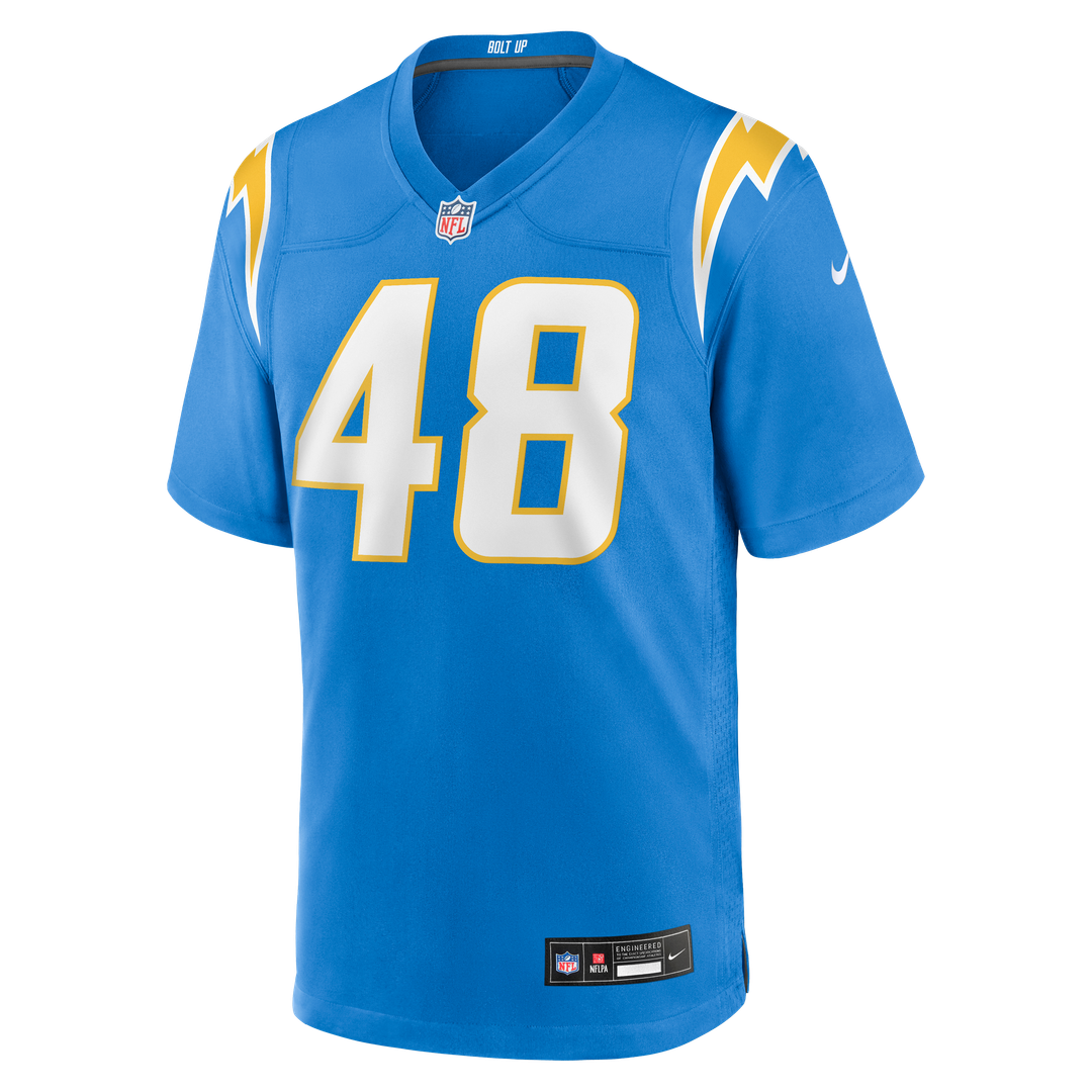 Bud Dupree Los Angeles Chargers Team Game Jersey - Powder Blue