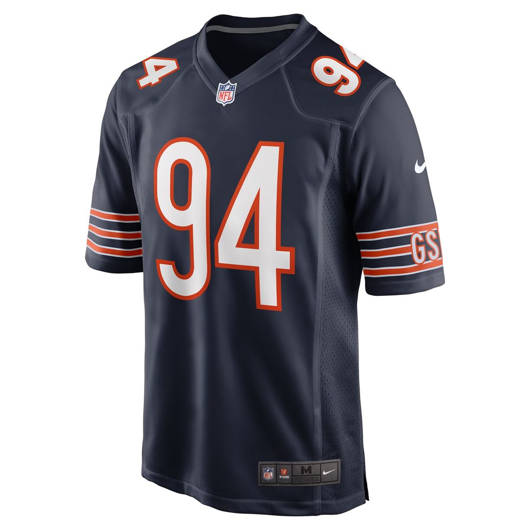 Austin Booker Chicago Bears Game Jersey - Navy