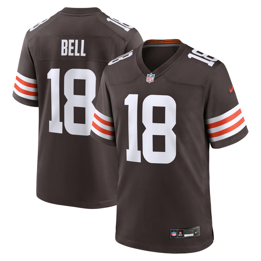 David Bell Cleveland Browns Game Jersey - Brown