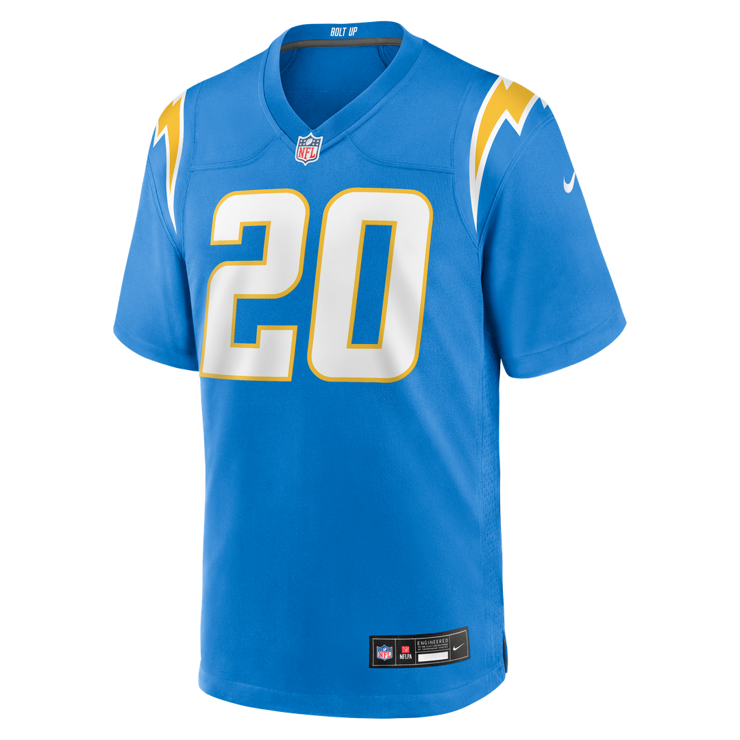 Cam Hart Los Angeles Chargers Team Game Jersey - Powder Blue