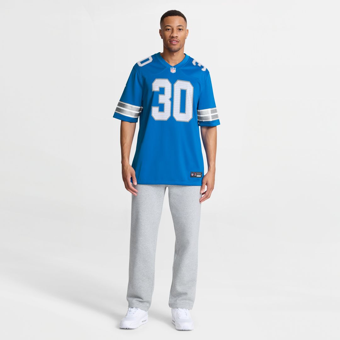 Khalil Dorsey Detroit Lions Team Game Jersey - Blue