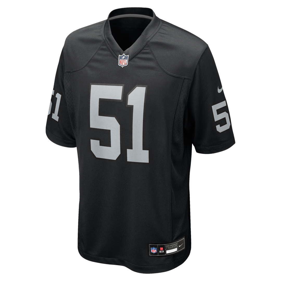 Malcolm Koonce Las Vegas Raiders Game Jersey - Black