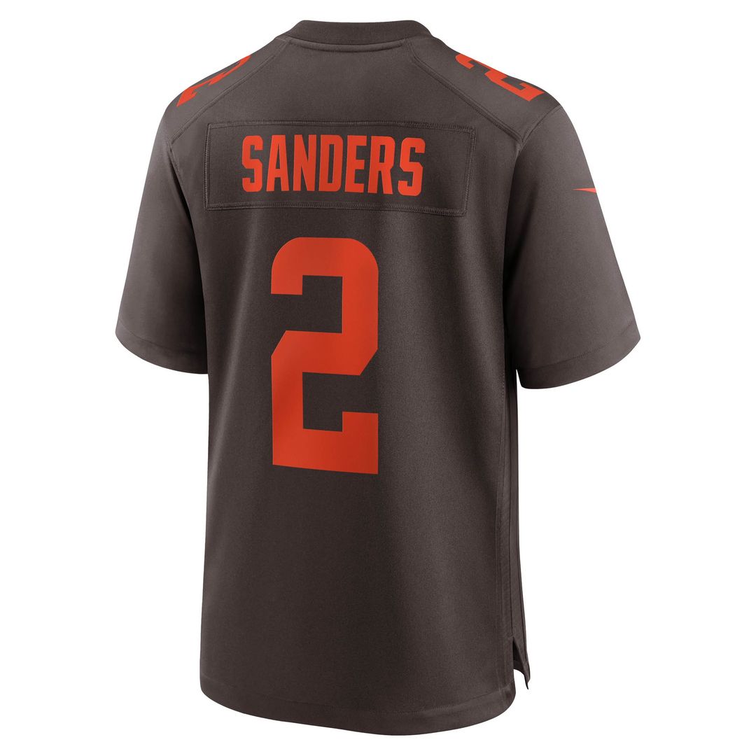 Shedeur Sanders Cleveland Browns Alternate Game Jersey - Brown