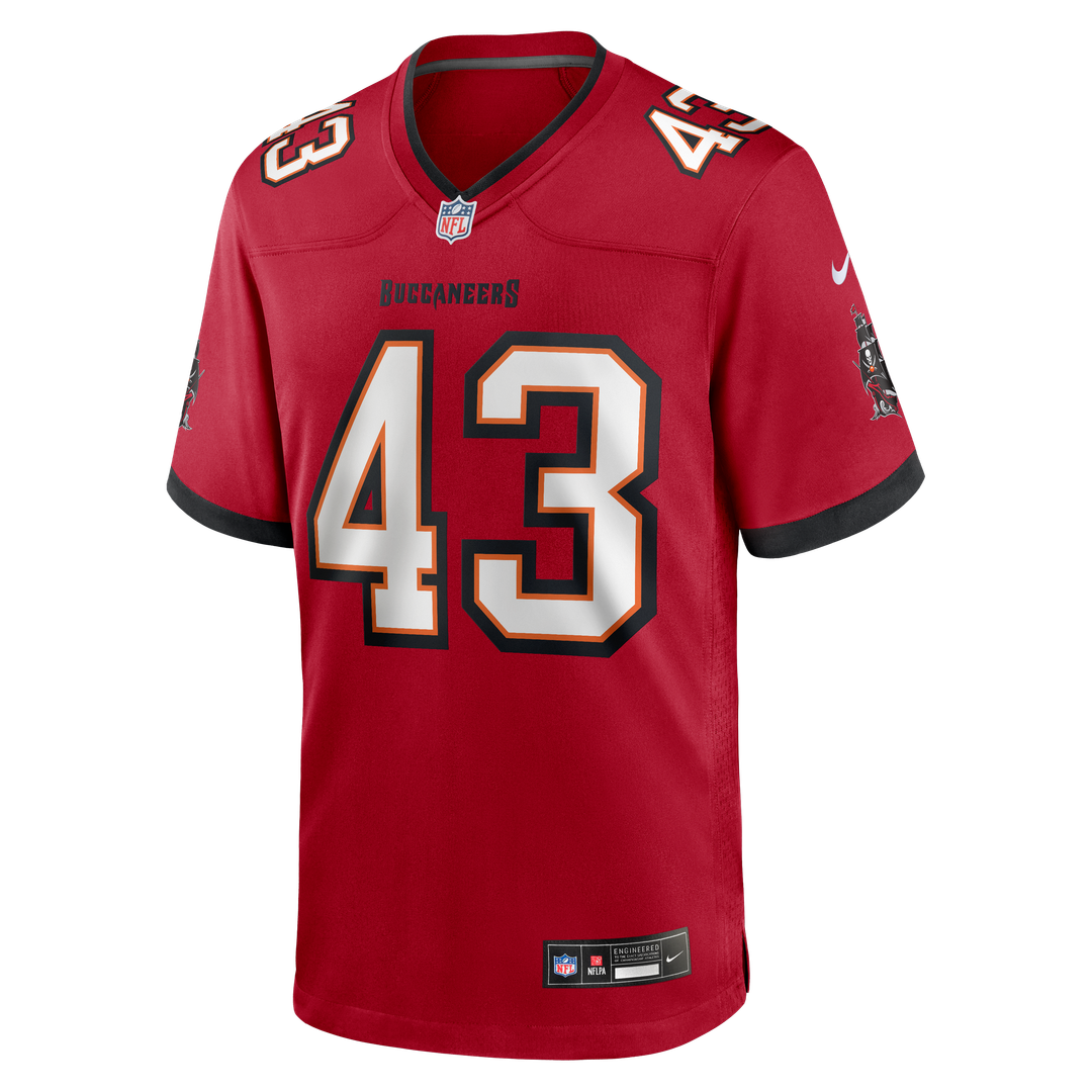 Chris Braswell Tampa Bay Buccaneers Game Jersey - Red
