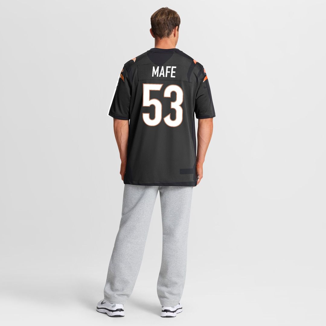 Boye Mafe Cincinnati Bengals Team Game Jersey - Black