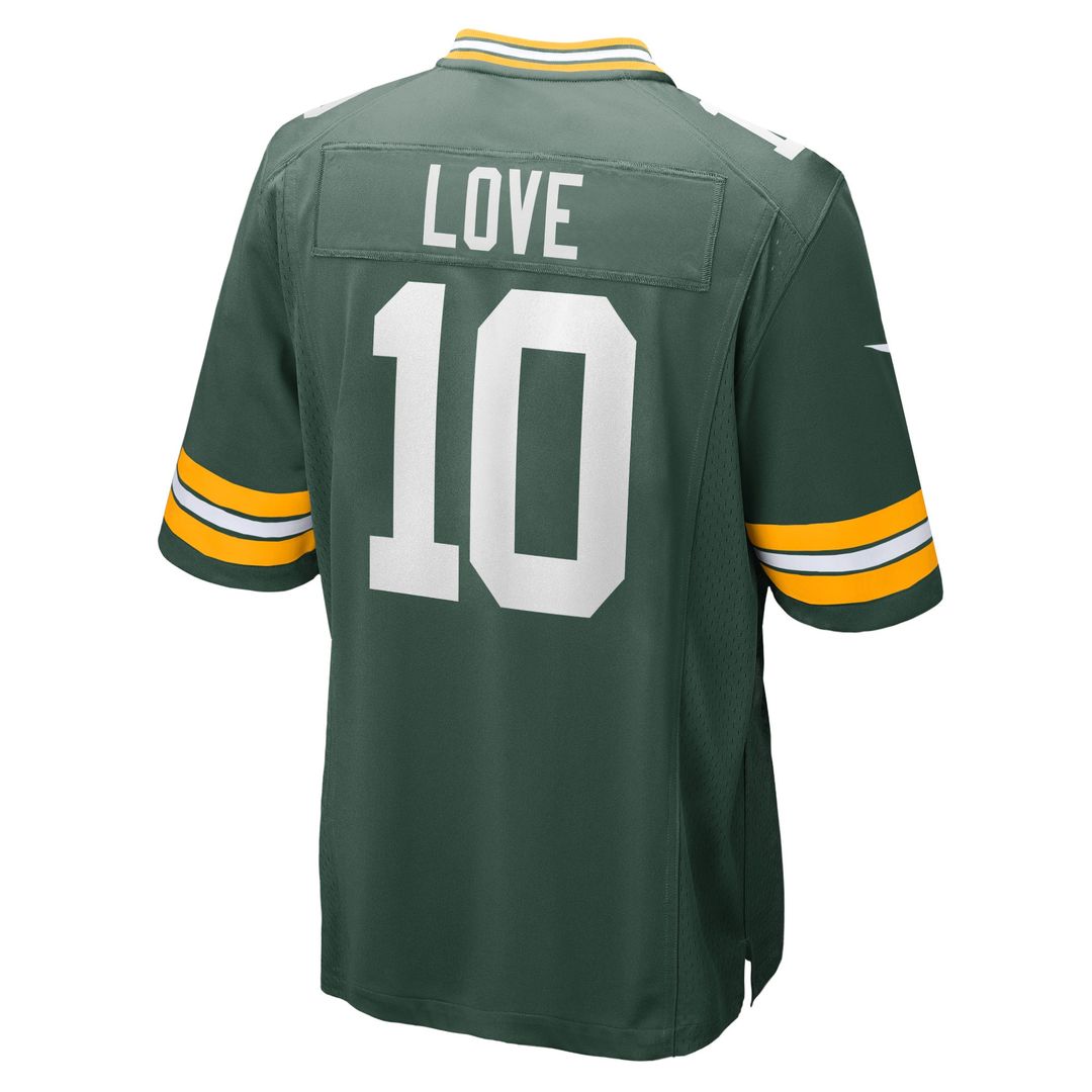 Love Green Bay Packers Player Game Jersey - Green