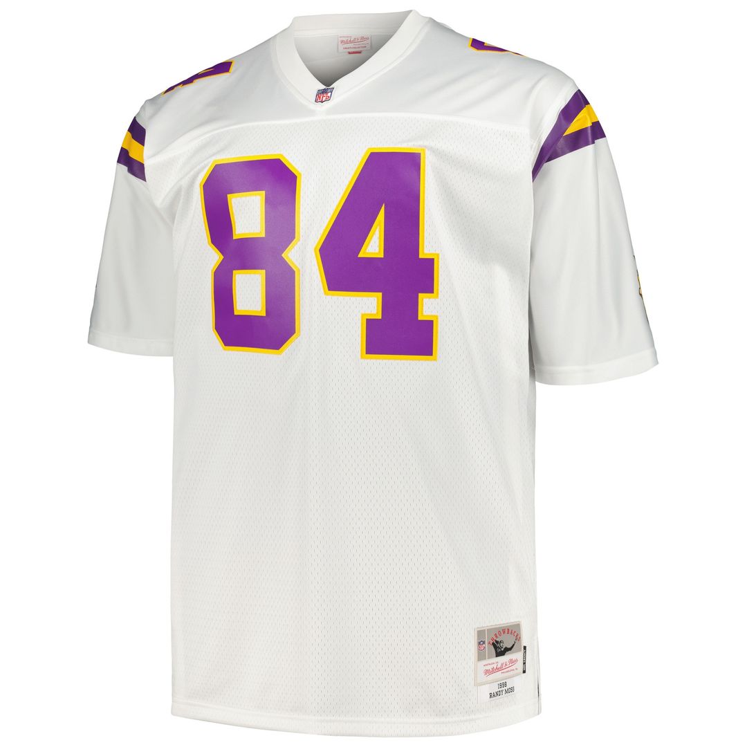 Randy Moss Minnesota Vikings Big & Tall 1998 Legacy Retired Player Jersey - White