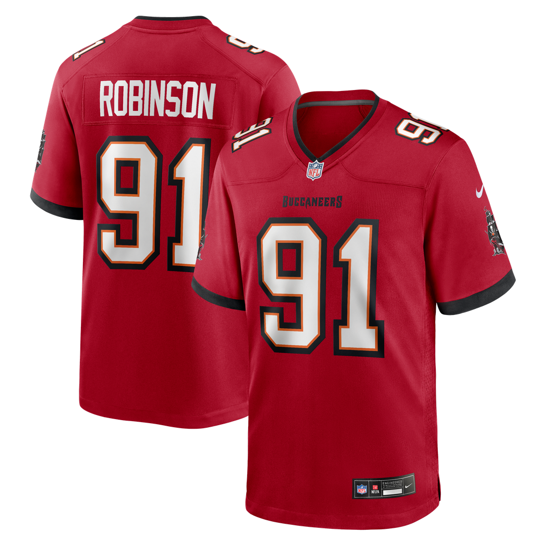 A'Shawn Robinson Tampa Bay Buccaneers Team Game Jersey - Red