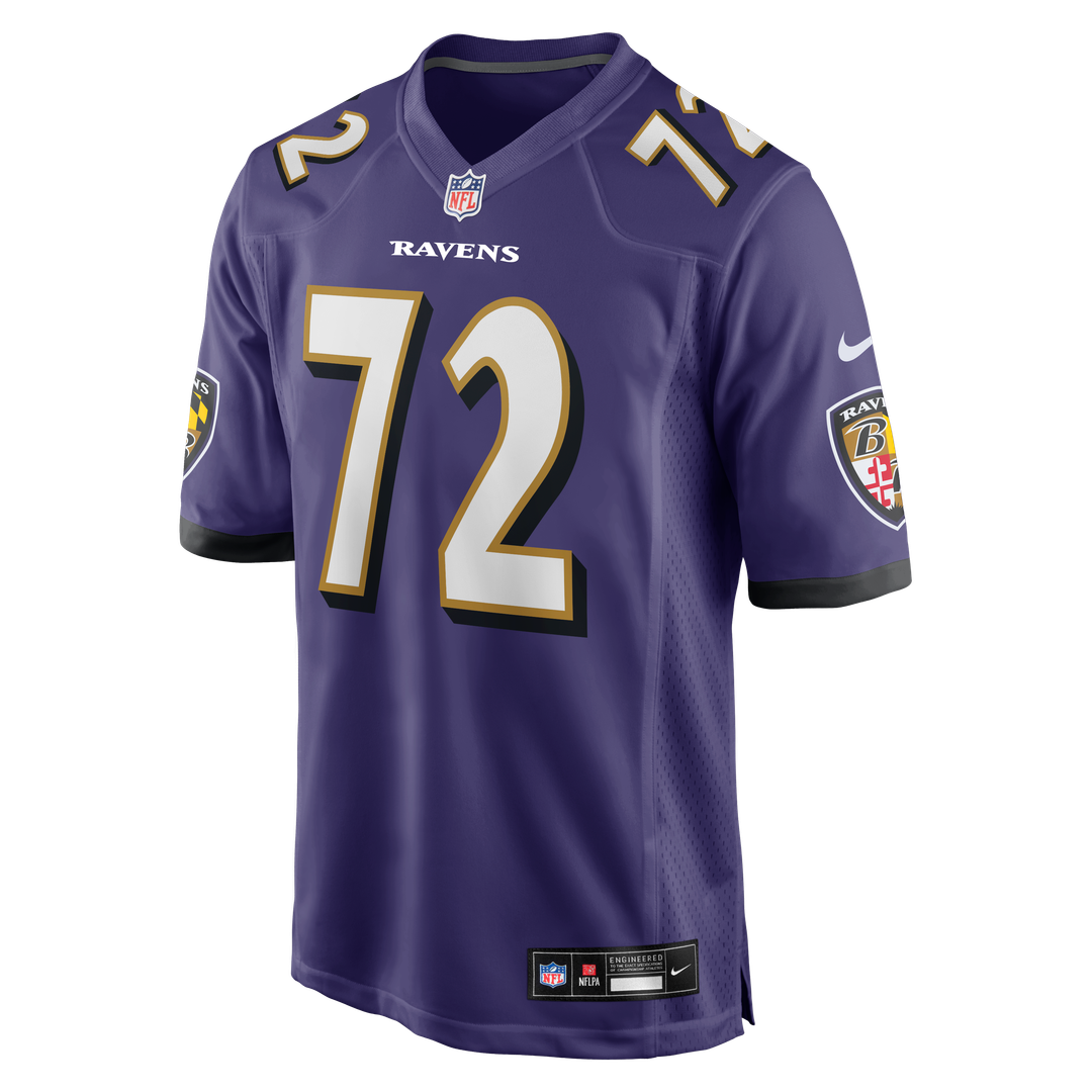 Andrew Vorhees Baltimore Ravens Team Game Jersey - Purple