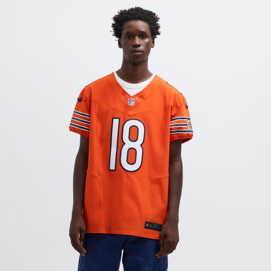 Caleb Williams Chicago Bears Alternate Vapor F.U.S.E. Elite Jersey - Orange