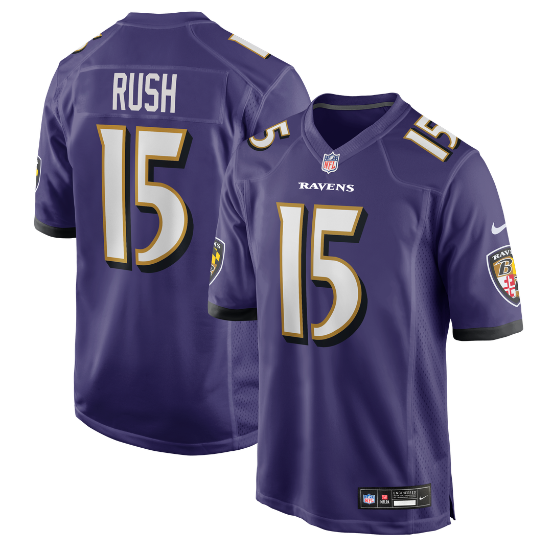 Cooper Rush Baltimore Ravens Team Game Jersey - Purple
