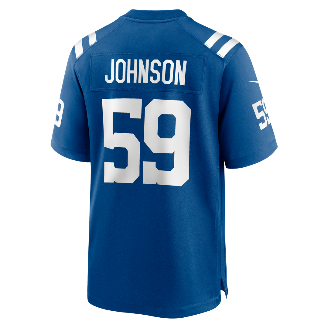 Buddy Johnson Indianapolis Colts Team Game Jersey - Royal