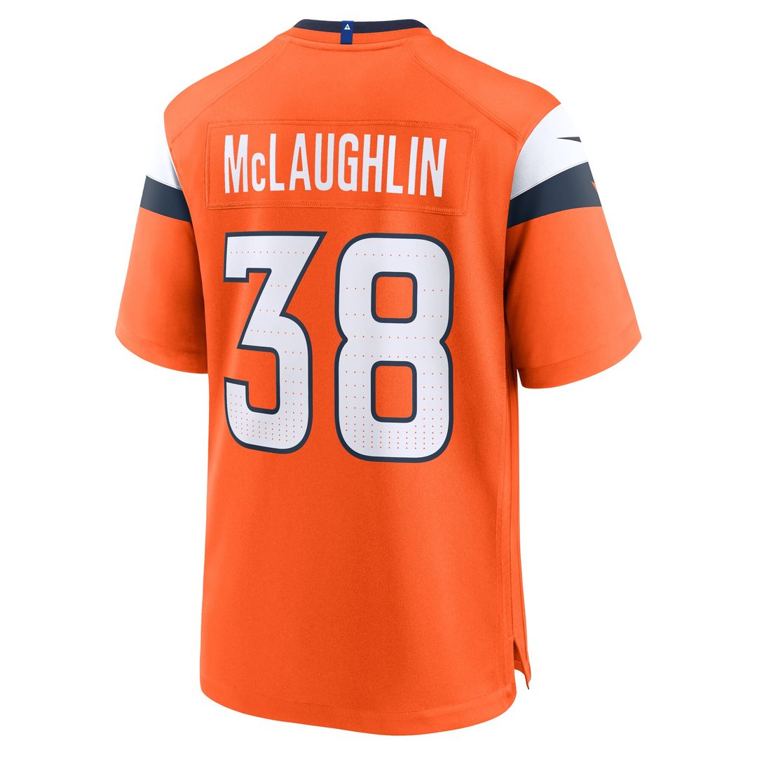 Jaleel McLaughlin Denver Broncos Alternate Game Jersey - Navy