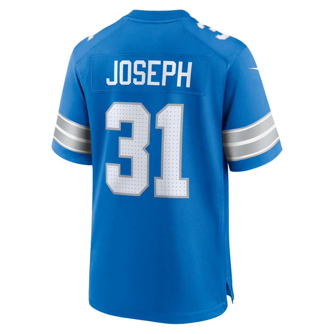 Kerby Joseph Detroit Lions Team Game Jersey - Blue