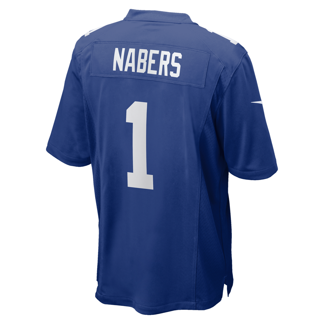 Malik Nabers New York Giants Player Game Jersey - Royal