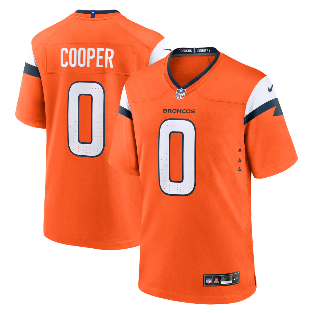 Jonathon Cooper Denver Broncos Team Game Jersey - Orange