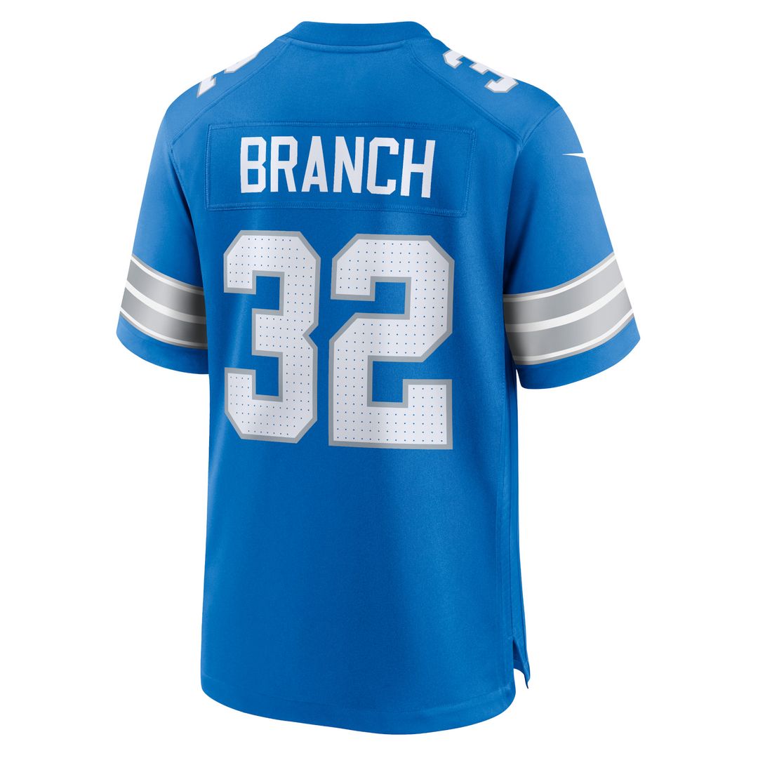 Brian Branch Detroit Lions Alternate Game Jersey - Black