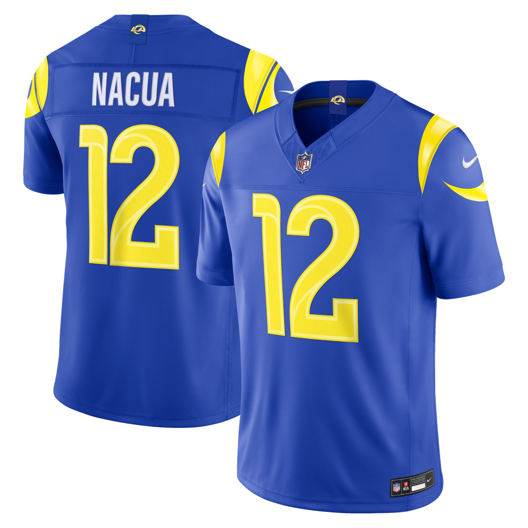 Puka Nacua Los Angeles Rams Vapor F.U.S.E. Stitched Limited Jersey - Royal