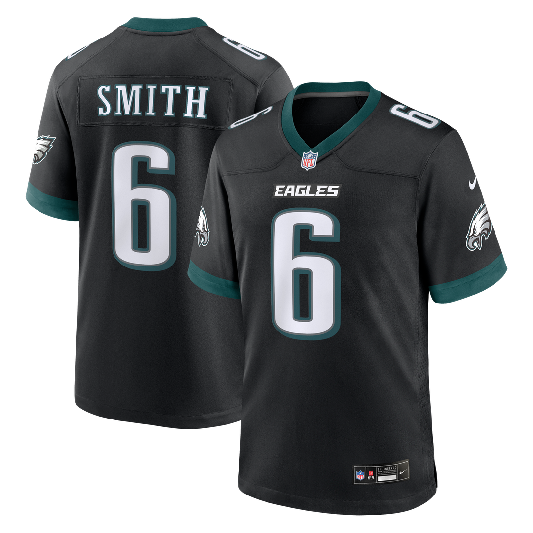 DeVonta Smith Philadelphia Eagles Alternate Game Jersey - Black