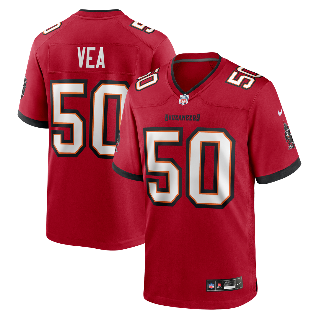 Vita Vea Tampa Bay Buccaneers White Game Jersey - White