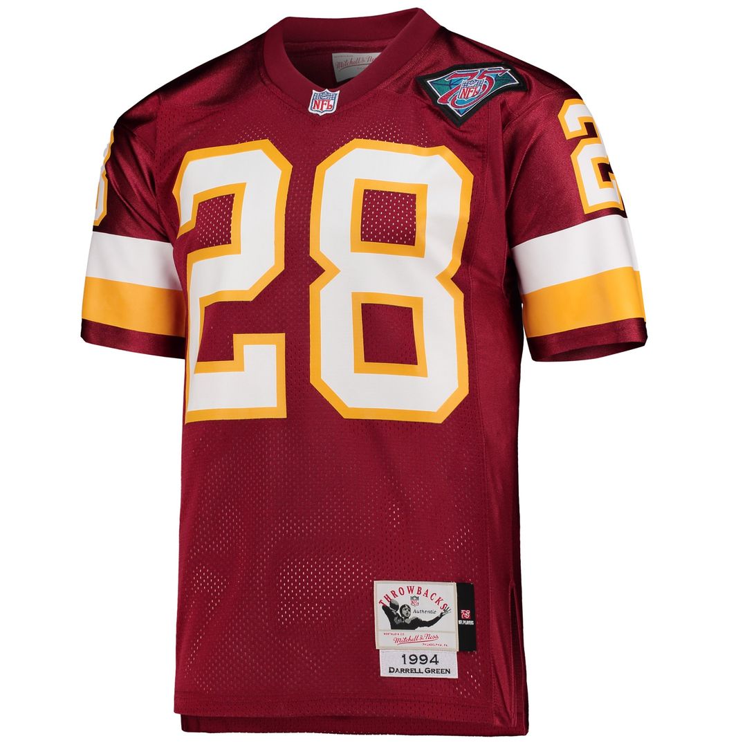Darrell Green Washington Football Team 1994 Authentic Throwback Retired Player Jersey - Burgundy