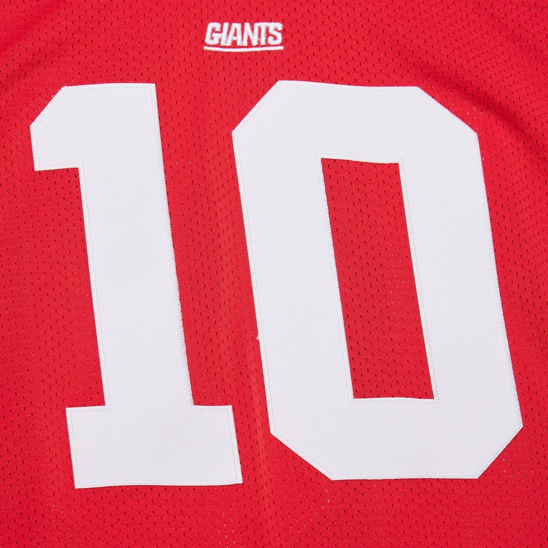 Eli Manning New York Giants 2004 Authentic Throwback Retired Player Jersey - Red