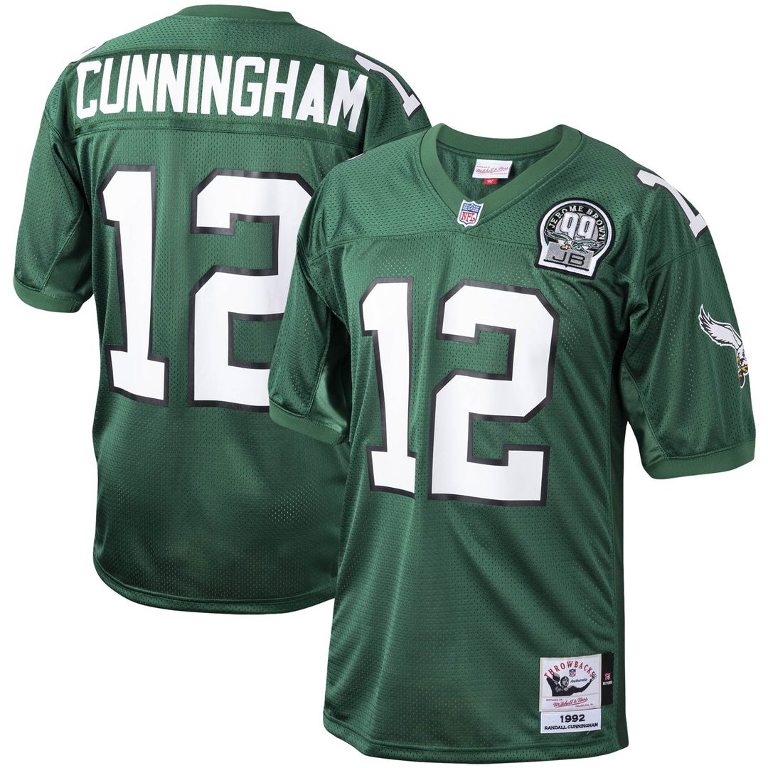 Randall Cunningham Philadelphia Eagles 1994 Authentic Throwback Retired Player Jersey - White