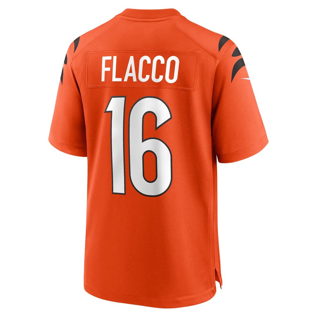 Joe Flacco Cincinnati Bengals Game Jersey - White