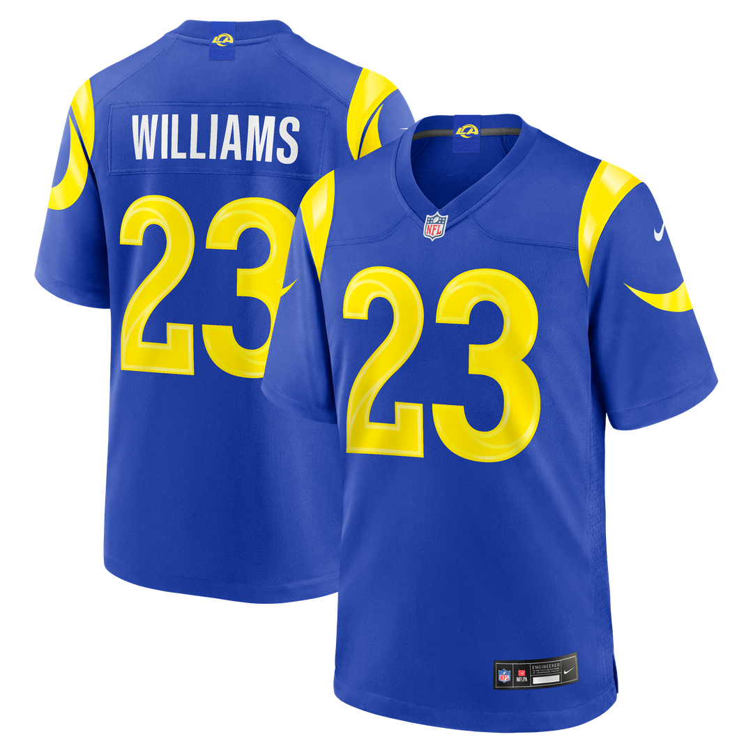 Kyren Williams Los Angeles Rams Team Game Player Jersey - Royal