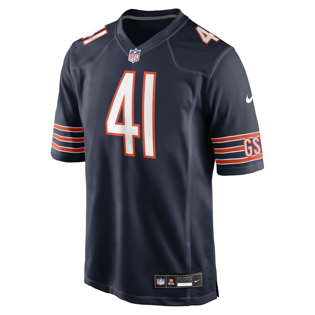 Brian Piccolo Chicago Bears Game Retired Player Jersey - Navy