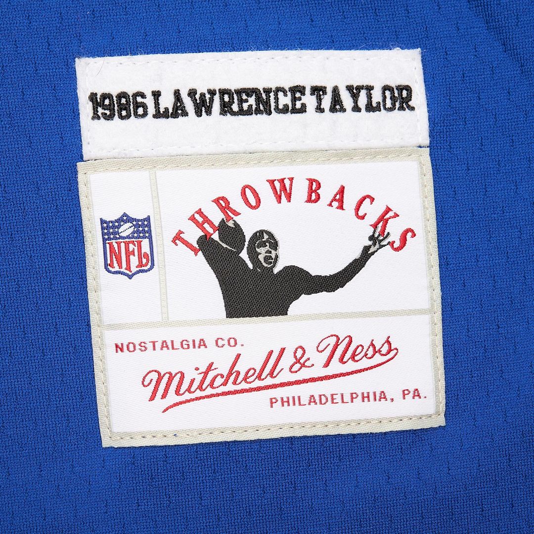 Lawrence Taylor New York Giants Player Name & Number Hoodie Legacy Jersey - Royal