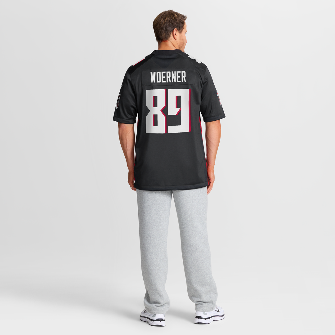 Charlie Woerner Atlanta Falcons Game Jersey - Black