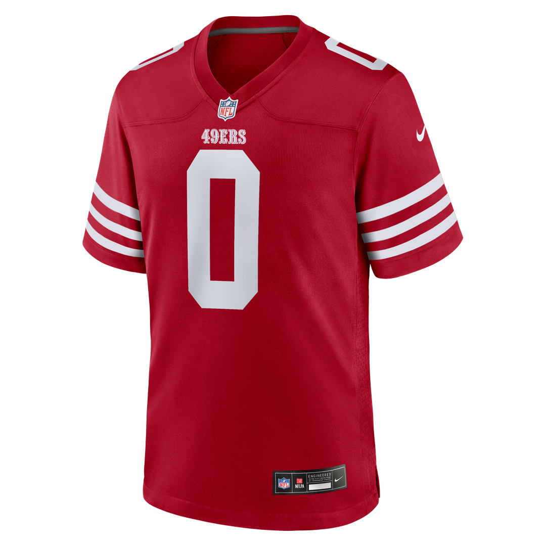 Renardo Green San Francisco 49ers Game Jersey - Scarlet