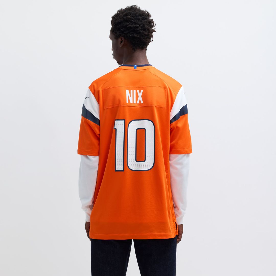 Bo Nix Denver Broncos Alternate Game Jersey - Navy