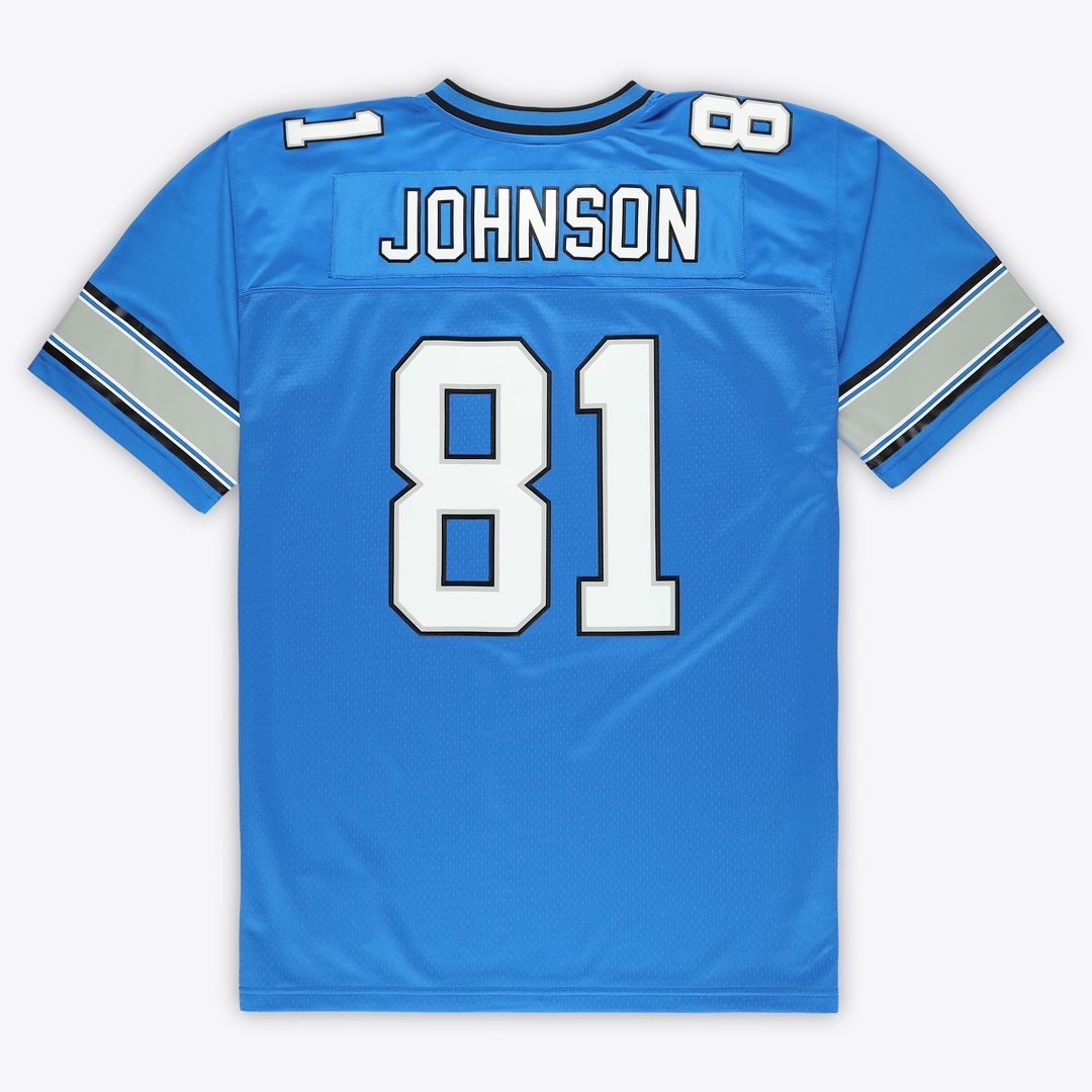Calvin Johnson Detroit Lions Big & Tall 2007 Legacy Retired Player Jersey - Blue