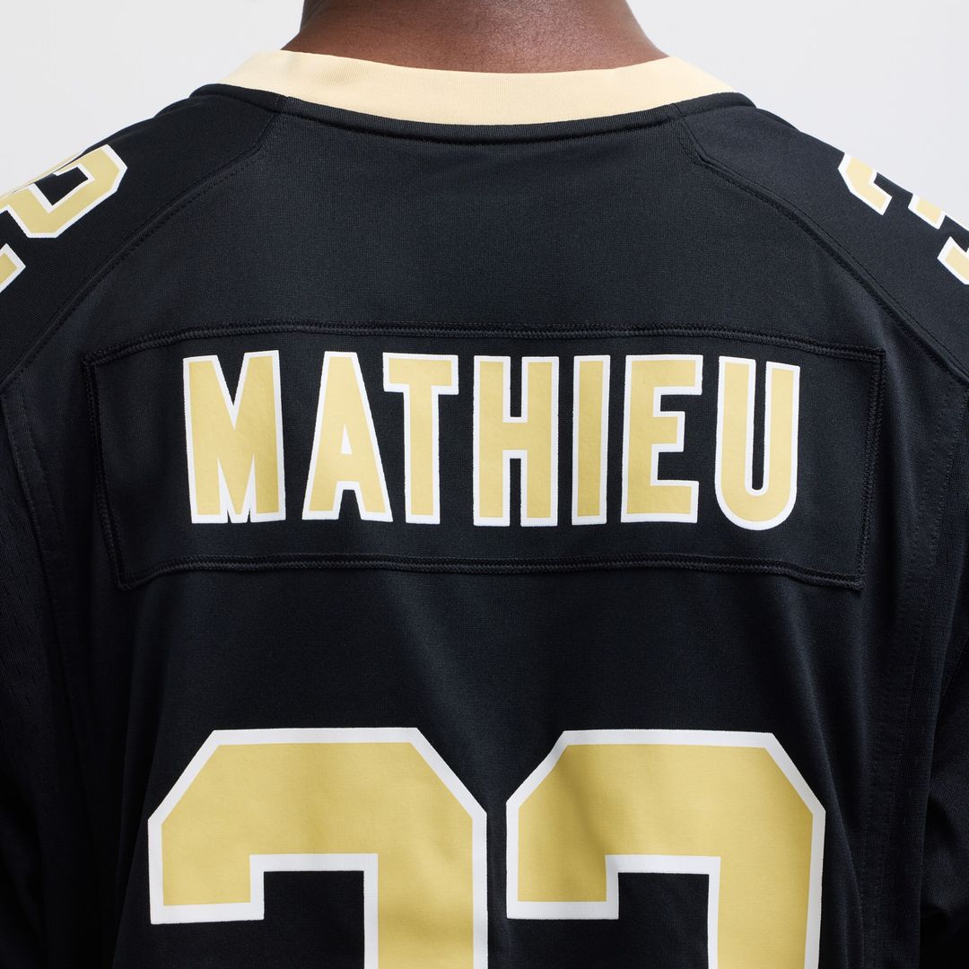 Tyrann Mathieu New Orleans Saints Game Jersey - Black