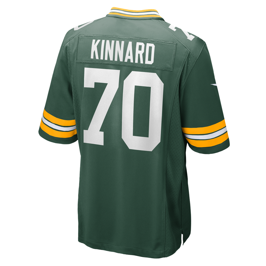 Darian Kinnard Green Bay Packers Team Game Jersey - Green