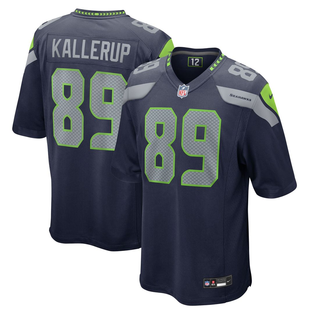 Nick Kallerup Seattle Seahawks Team Game Jersey - College Navy