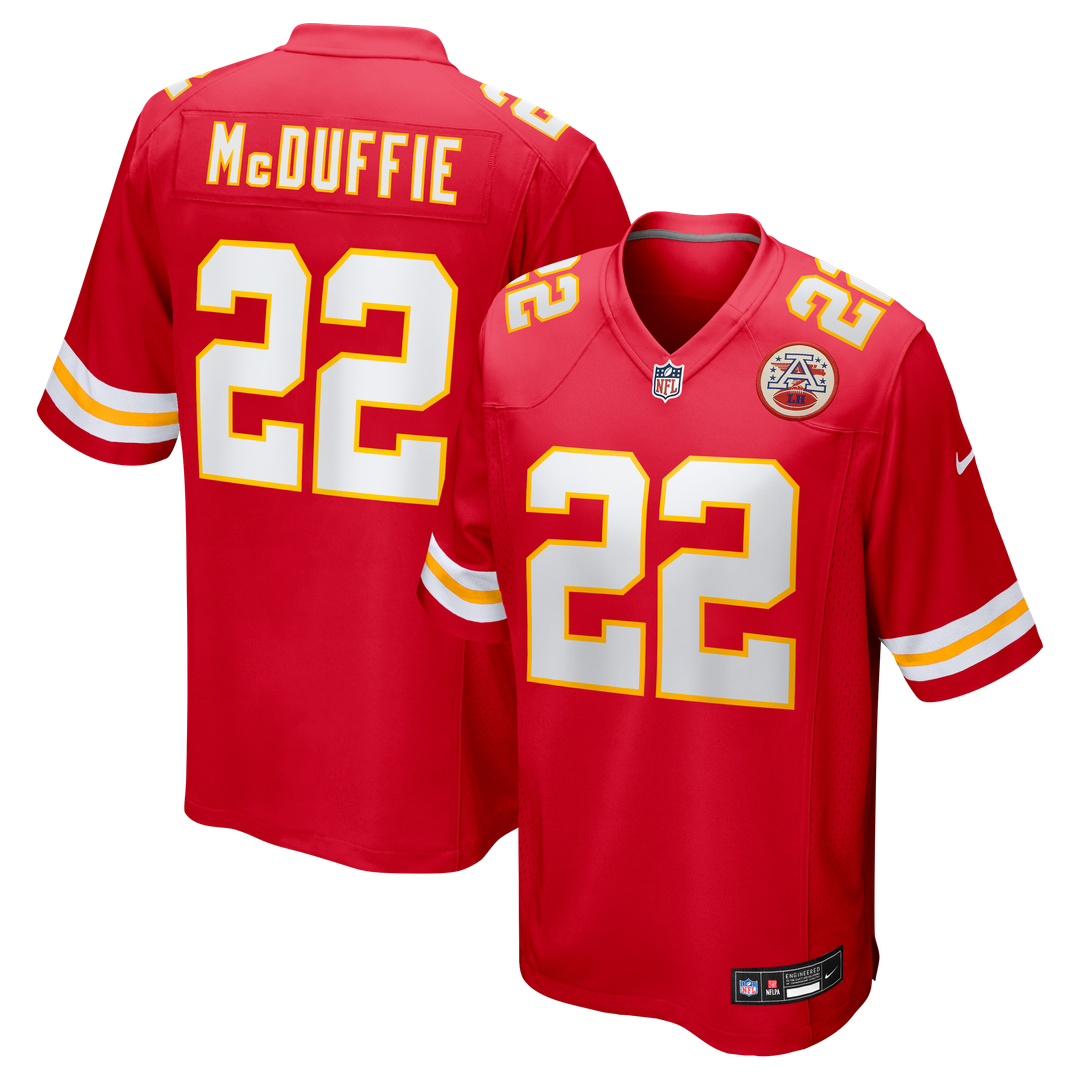 Trent McDuffie Kansas City Chiefs Game Jersey - Red