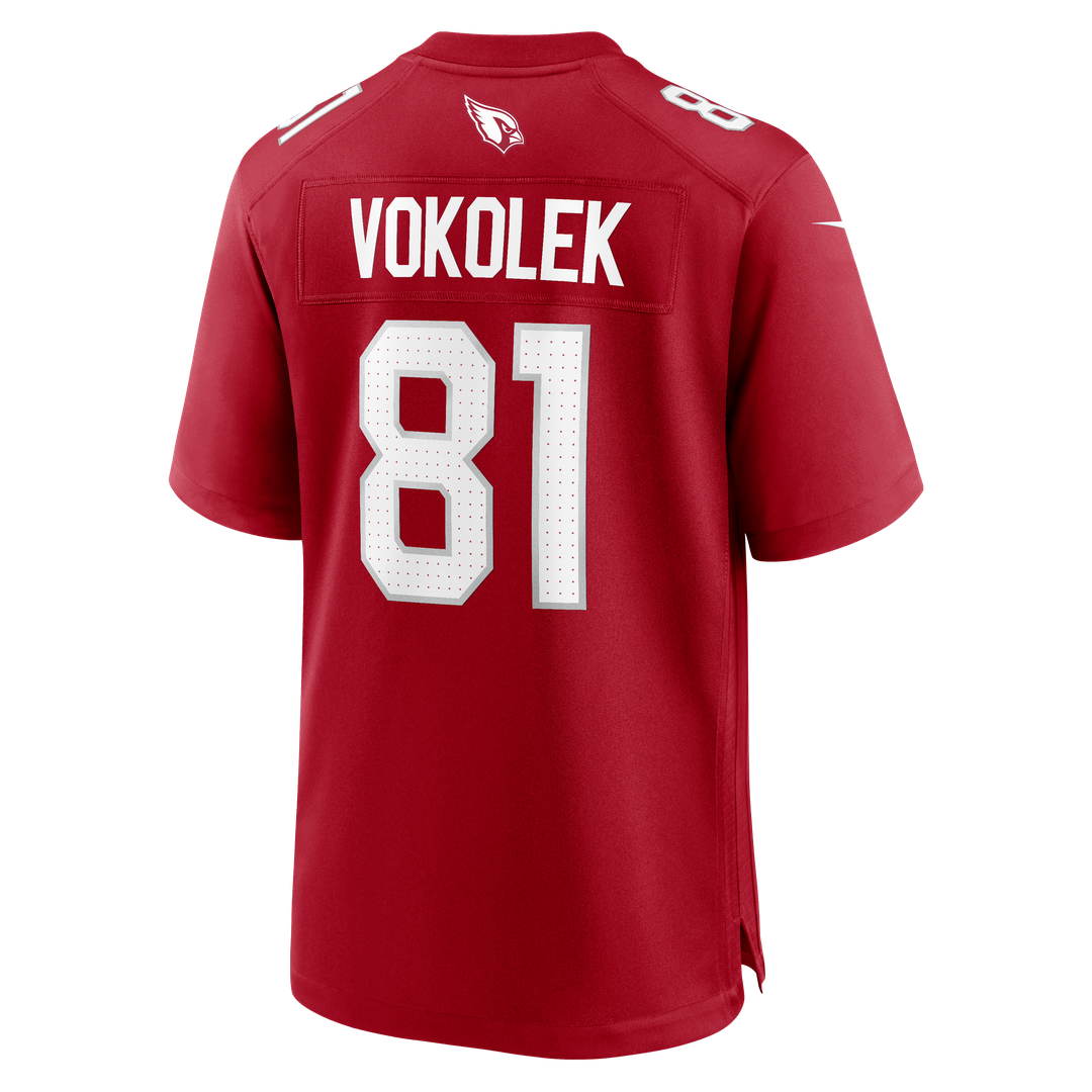 Travis Vokolek Arizona Cardinals Team Game Jersey - Cardinal