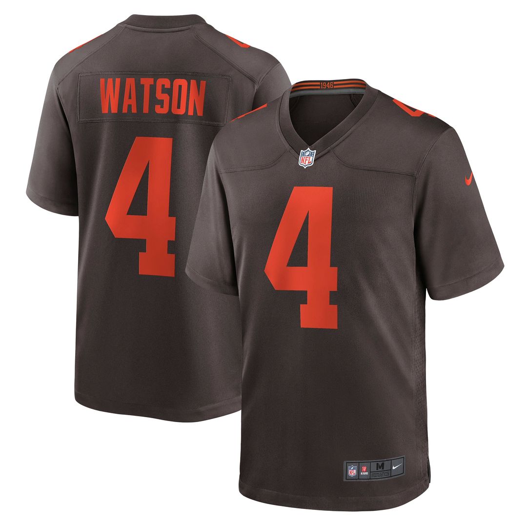 Deshaun Watson Cleveland Browns Alternate Game Jersey - White