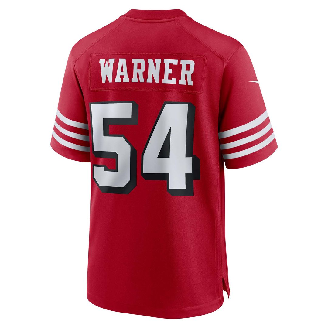 Fred Warner San Francisco 49ers Alternate Game Jersey - Scarlet