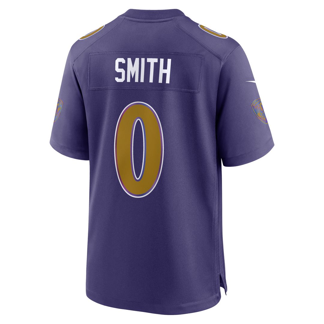 Roquan Smith Baltimore Ravens Alternate Game Jersey - Purple