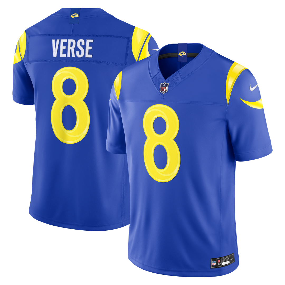 Jared Verse Los Angeles Rams Vapor F.U.S.E. Stitched Limited Jersey - Royal